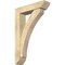 Ekena Millwork Thorton Slat Rough Sawn Bracket w/ Offset Brace, Douglas Fir, 6"W x 24"D x 36"H BKT0604X24X36THR06RDF - alternate 1